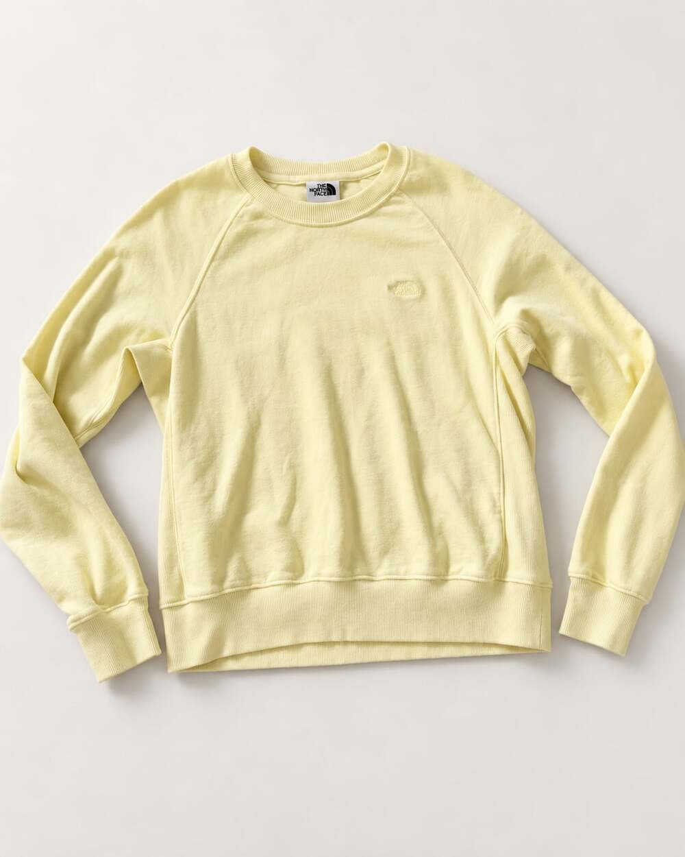 The North Face Women's Size S Yellow Crewneck Sweatshirt
